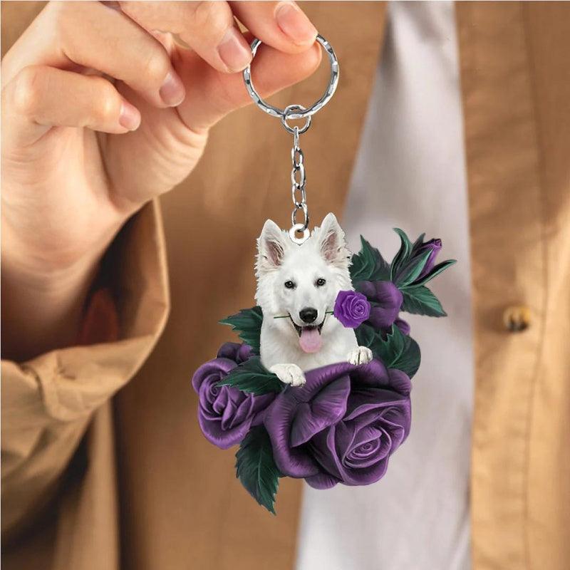 Witte German Shepherd | My Bestie Hanger - Petz Palace