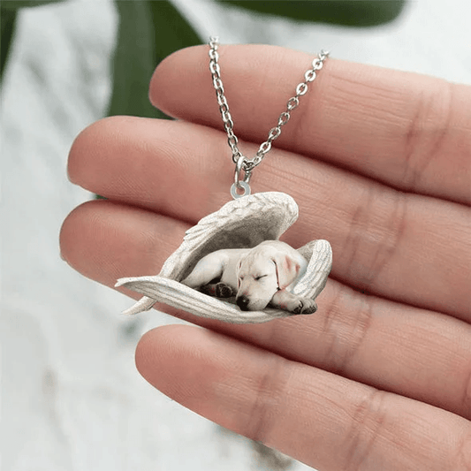 Echte Liefde | Slapende Witte Labrador retriever Ketting - Petz Palace