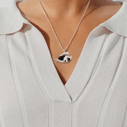 Echte Liefde | Slapende Old English Sheepdog Ketting - Petz Palace