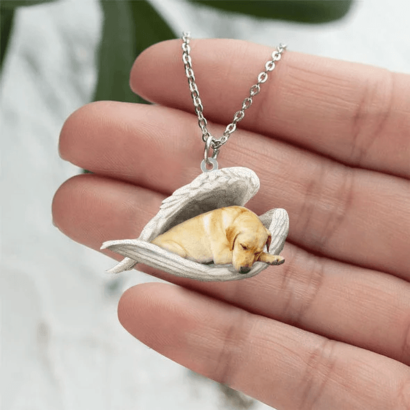 Echte Liefde | Slapende Blond Labrador Ketting - Petz Palace