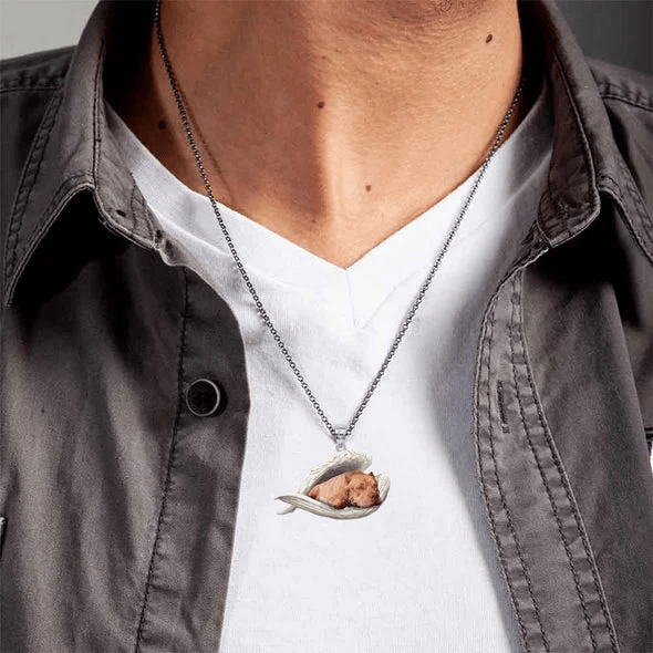 Echte Liefde | Slapende PitBull Ketting - Petz Palace