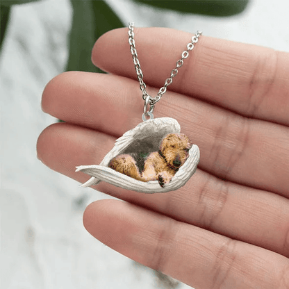 Echte Liefde | Slapende Airedale Terrier Ketting - Petz Palace