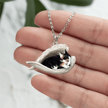 Echte Liefde | Slapende Tricolor corgi hond Ketting - Petz Palace