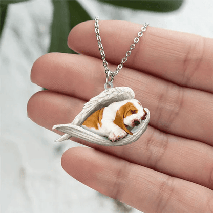 Echte Liefde | Slapende Basset hound Engelse Ketting - Petz Palace