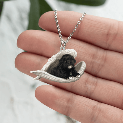 Echte Liefde | Slapende Zwarte Shih tzu Ketting - Petz Palace