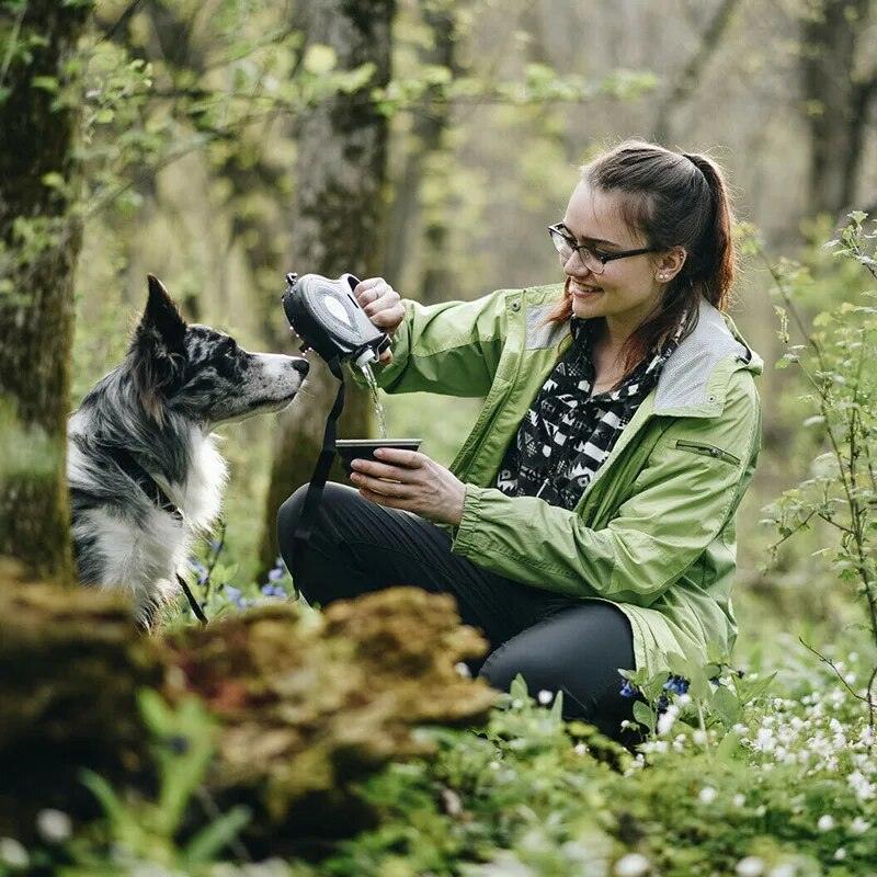 Mila | Hondenriem met watervoorraad - Petz Palace